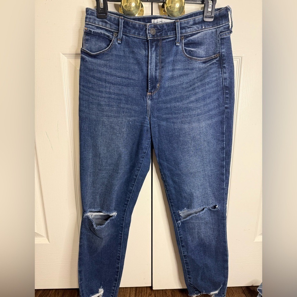 Bundle 2 Abercrombie & Fitch Women's Jeans Bundle Size 28 High Rise Skinny - Picture 1 of 6